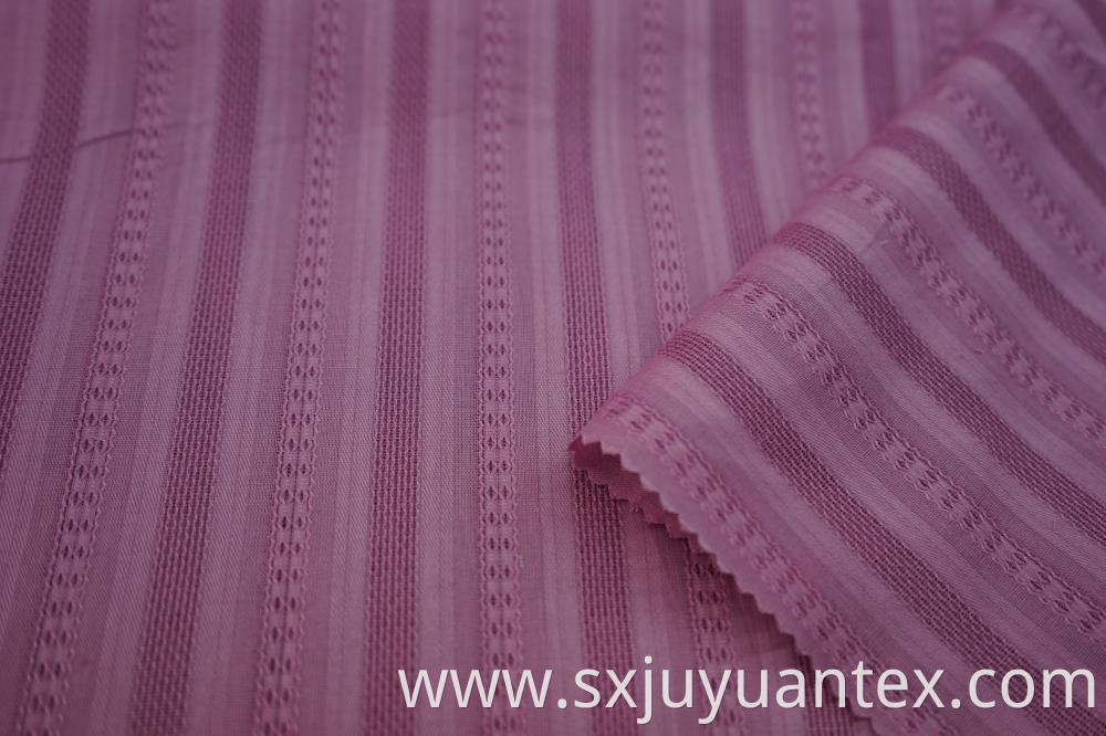 Cotton Stripe Dobby Fabric
